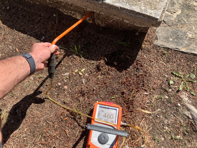 Recherche de fuite par gaz traceur 