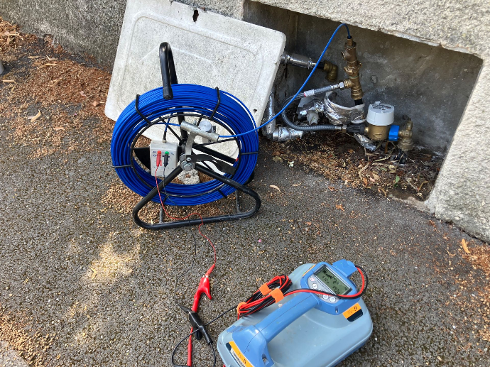 Recherche de fuite sur une alimentation avec matériel acoustique dans le Gard