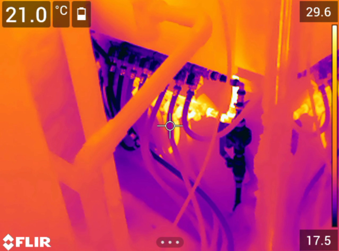 Retraçage de canalisations par caméra thermique