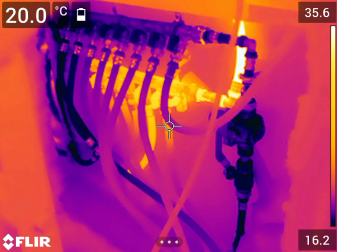Diagnostic de fuite sur réseau de chauffage dans les Alpes