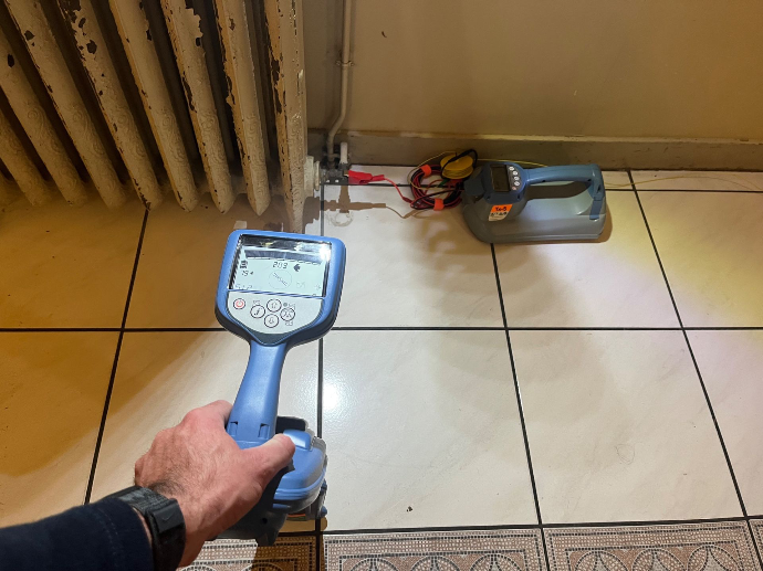 Retracage de canalisations de chauffage dans le sol