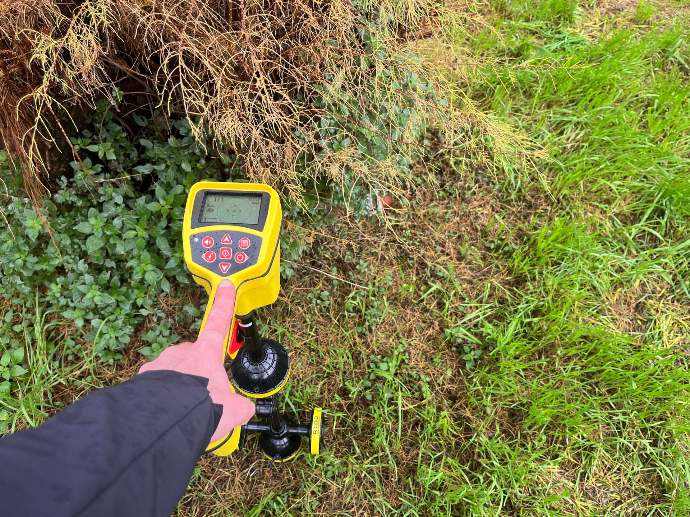 Localisation d'une fuite d'eau sur une alimentation exterieure